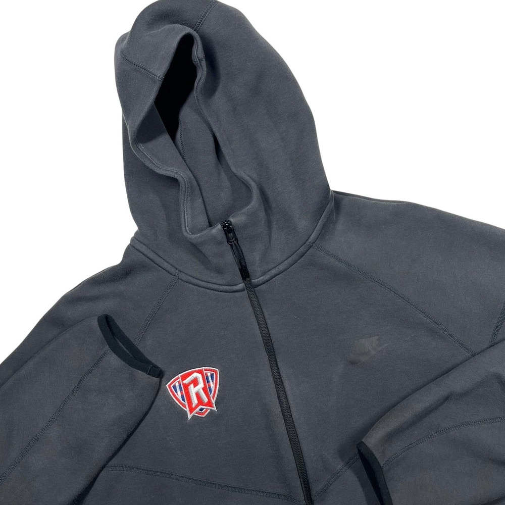 Radford University Highlanders Nike Tech Windrunner Full Zip Hoodie Gray Sweater
